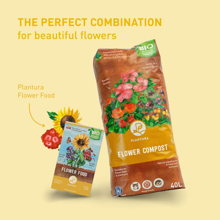 Plantura Organic Flower Compost and Flower Food