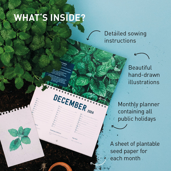 Inside the Plantura Plantable Calendar