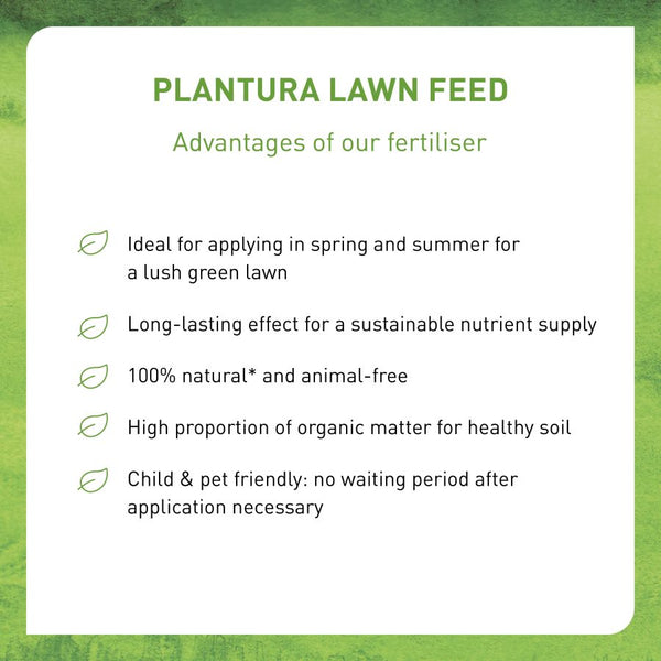 Advantages of Plantura Lawn Feed