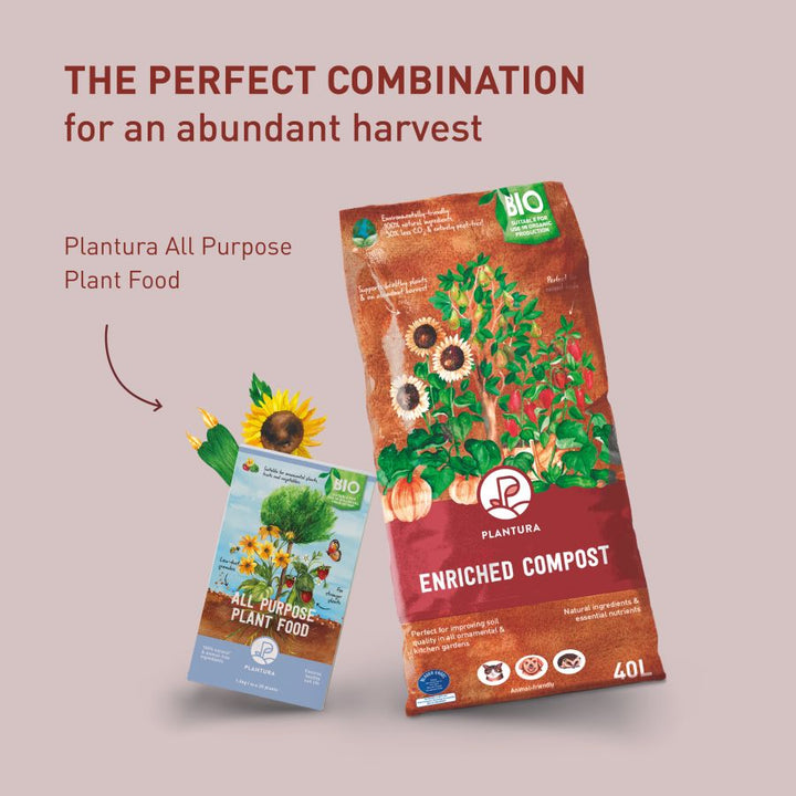 Plantura’s Enriched Compost and All Purpose Plant Food