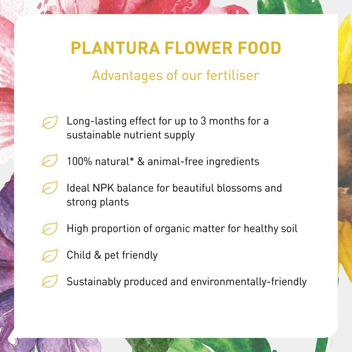 Plantura Flower Food advantages
