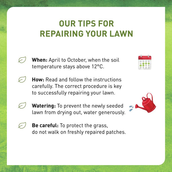 How to apply Plantura Lawn Repair Mix