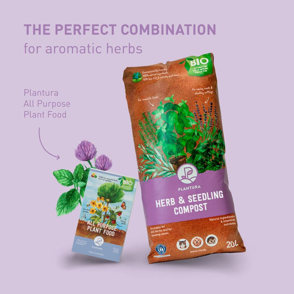 Plantura Organic Herb & Seedling Compost and All Purpose Plant Food