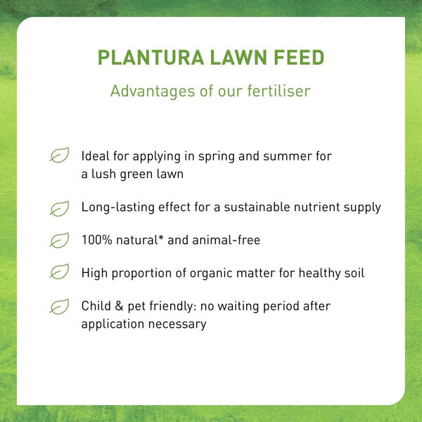 Plantura Lawn Feed advantages