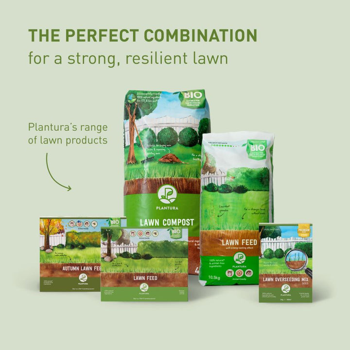 Lawn Repair Mix and other lawn products by Plantura