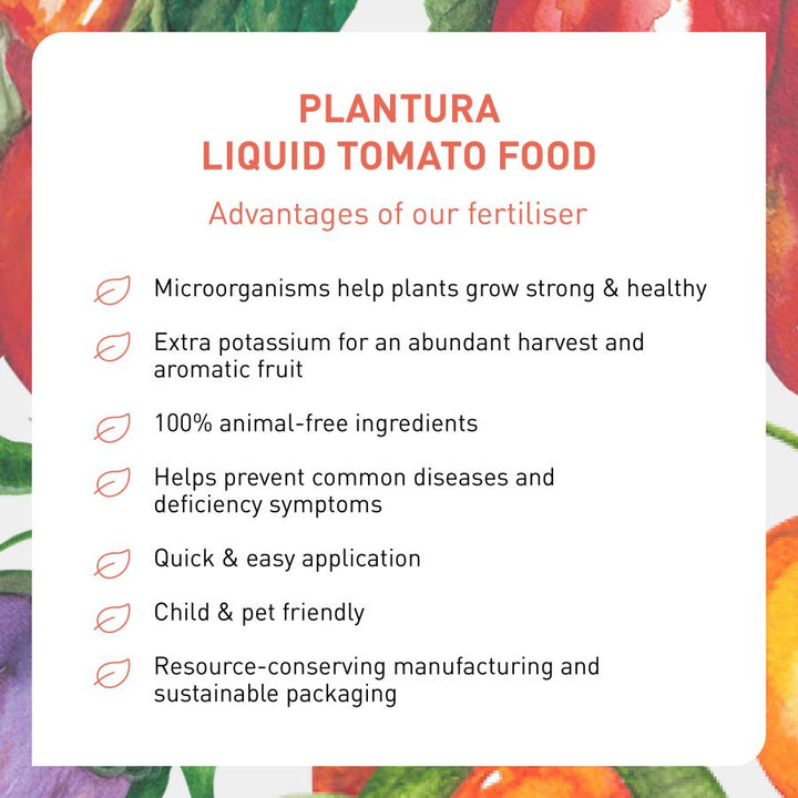 Plantura Liquid Tomato Food advantages
