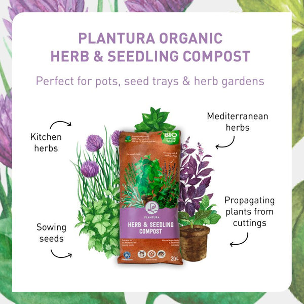 Uses of Plantura Organic Herb & Seedling Compost