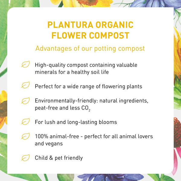 Plantura Organic Flower Compost advantages