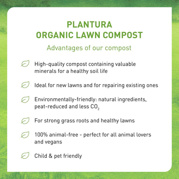 Plantura Organic Lawn Compost advantages