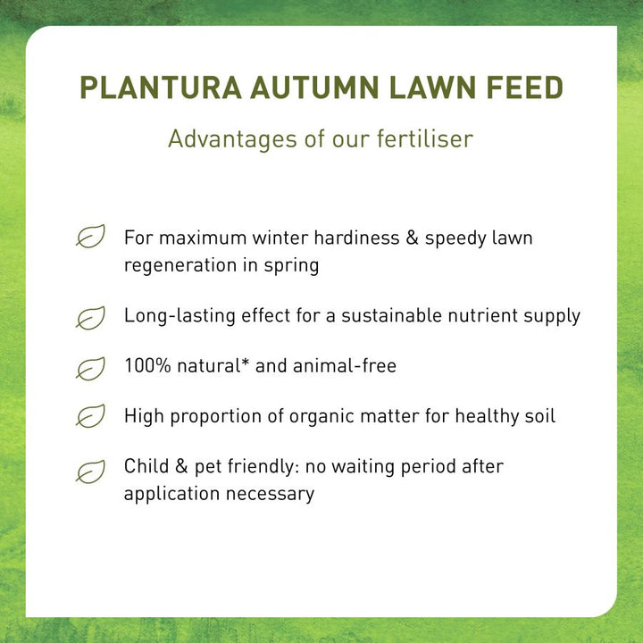 Plantura Autumn Lawn Feed advantages