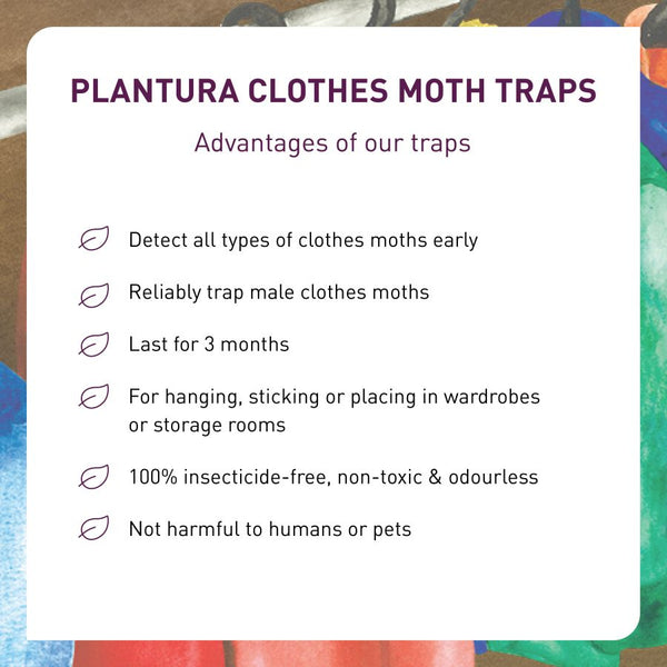 Advantages of Plantura clothes Moth Traps