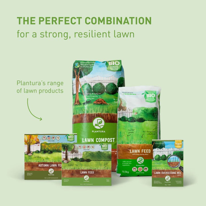 Lawn Feed and other lawn products by Plantura