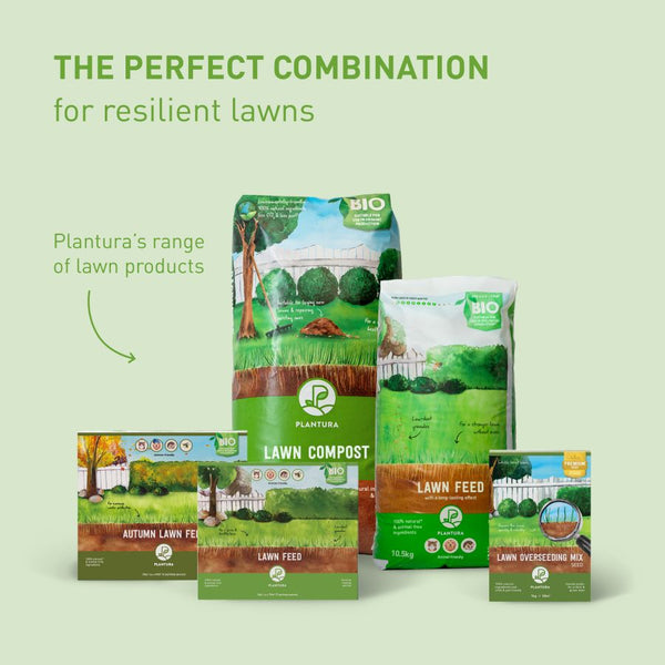 Plantura's range of lawn products