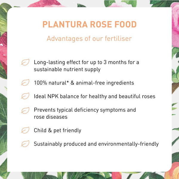 Plantura Rose Food advantages