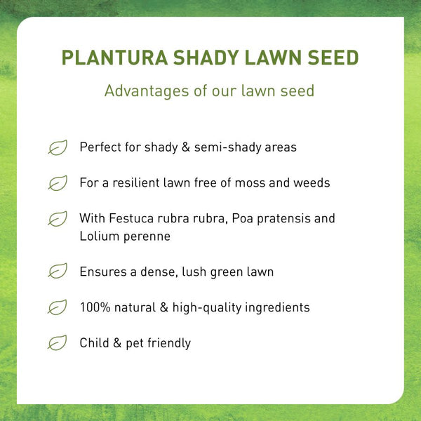 Plantura Shady Lawn Seed advantages