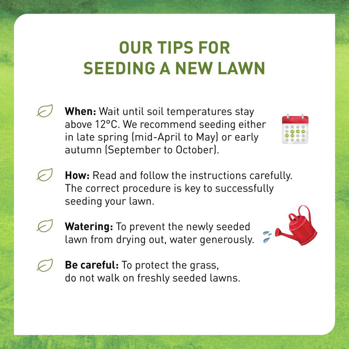 How to apply Plantura Hard-Wearing Lawn Seed